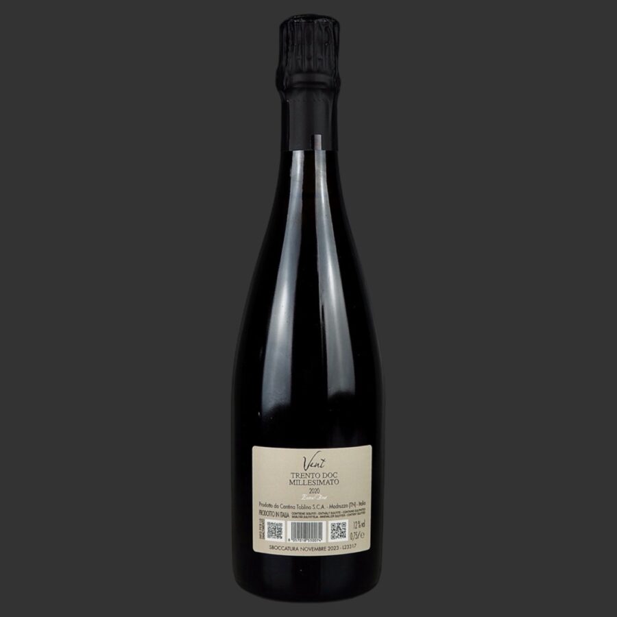 Cantina Toblino - Metodo Classico “Vent” Extra Brut Trento DOC ml. 750 Retro