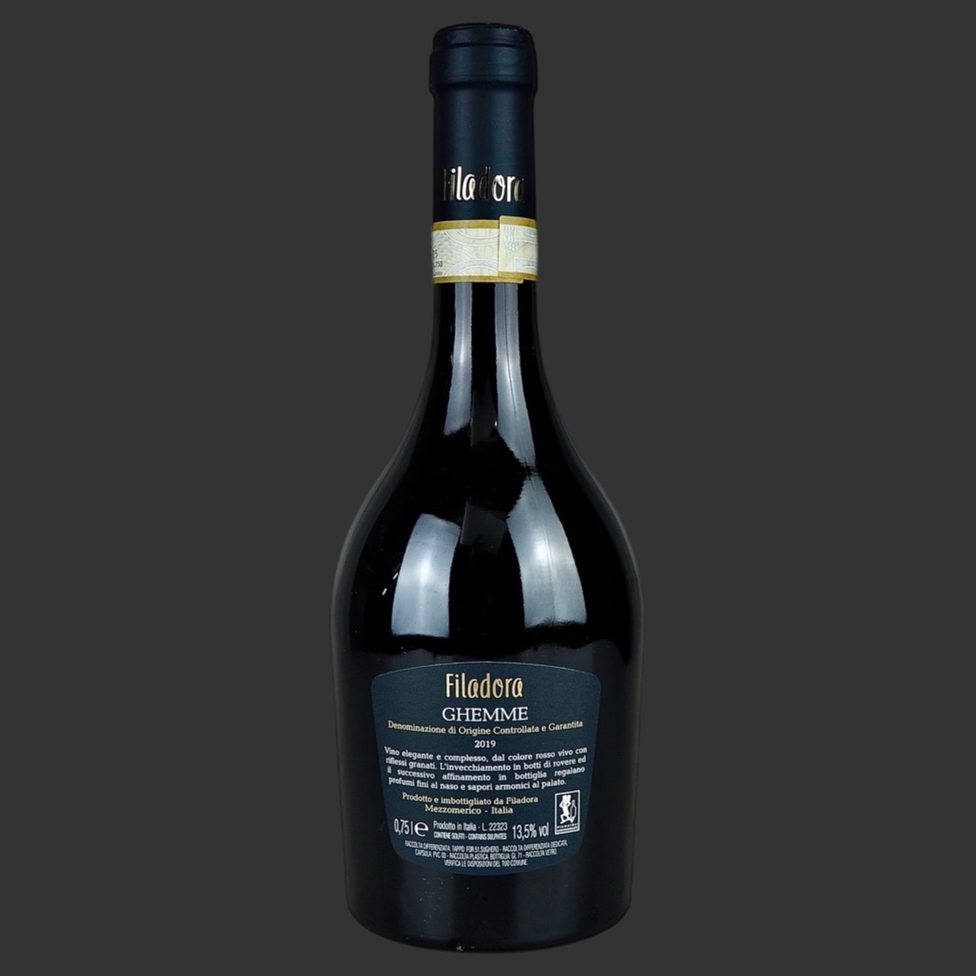 Filadora - Ghemme DOCG 2019 ml. 750 Retro