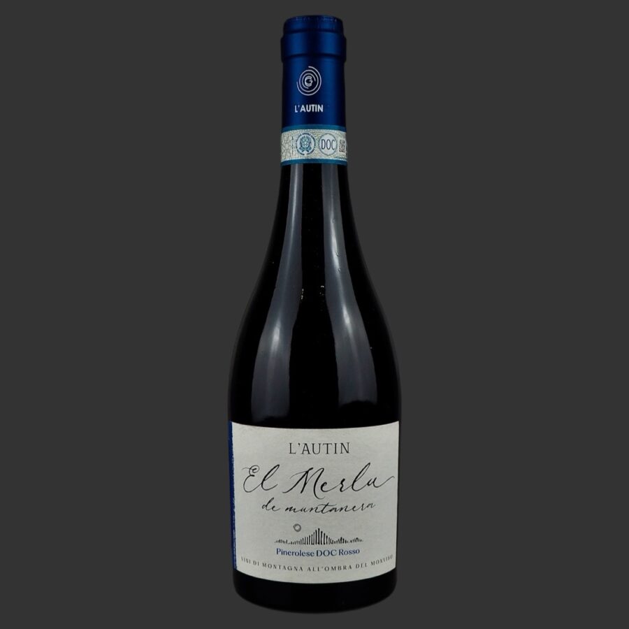L’Autin - Pinerolese Rosso “El Merlu de Muntanera” DOC BIO ml. 750 Fronte