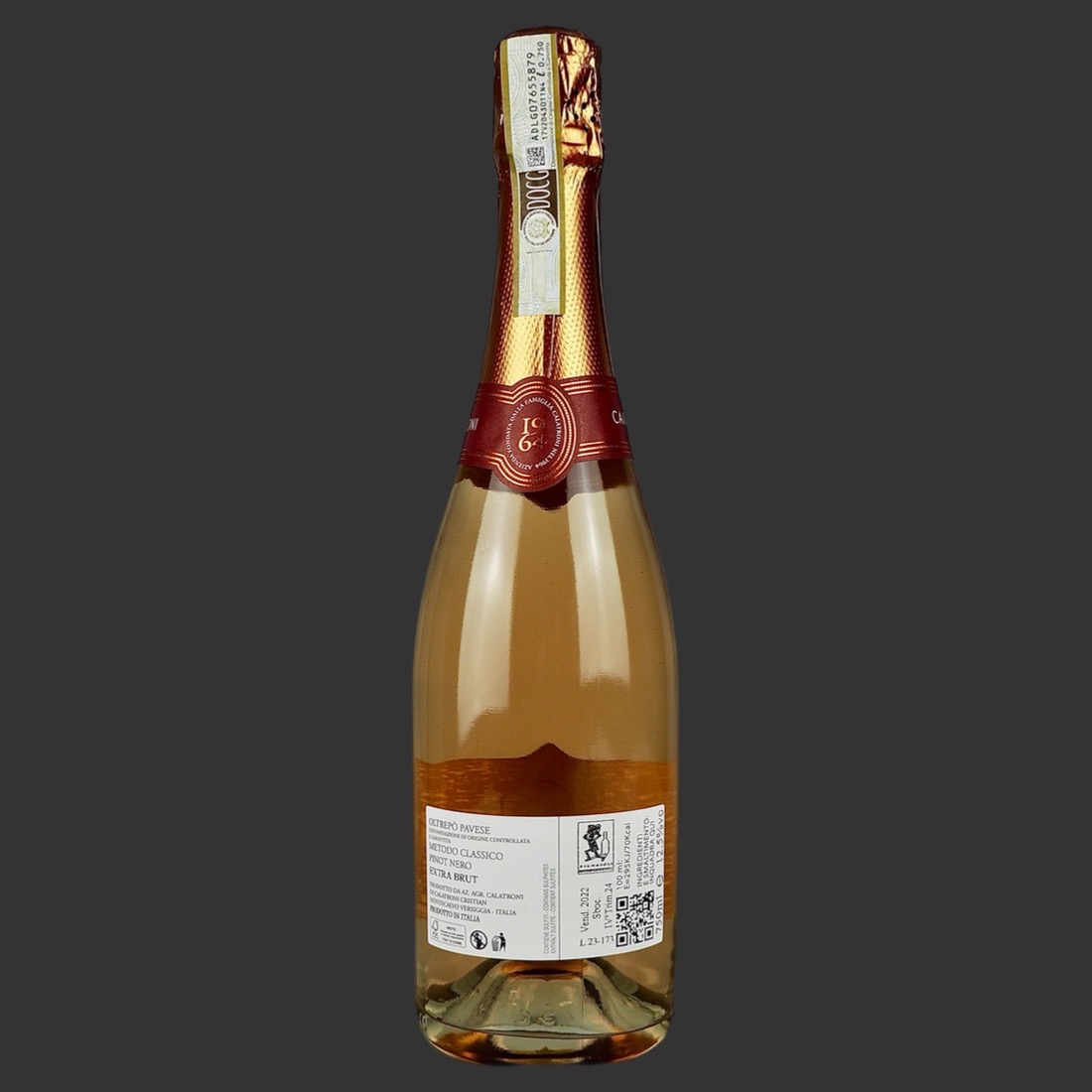Calatroni - Metodo Classico Rosato OP “Norema” DOCG 2022 ml. 750 Retro