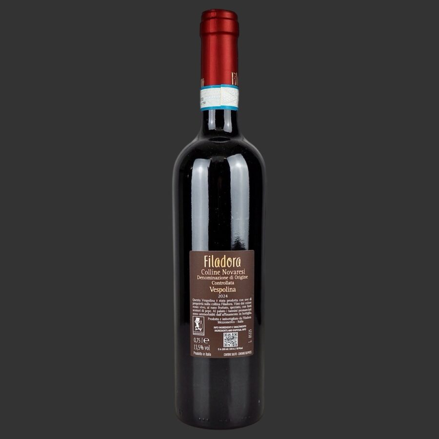Filadora - Colline Novaresi Vespolina “Audace” DOC 2024 ml. 750 Retro