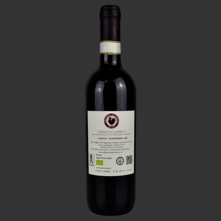 I Fabbri - Chianti Classico “Lamole” DOCG 2022 BIO ml. 750 Retro