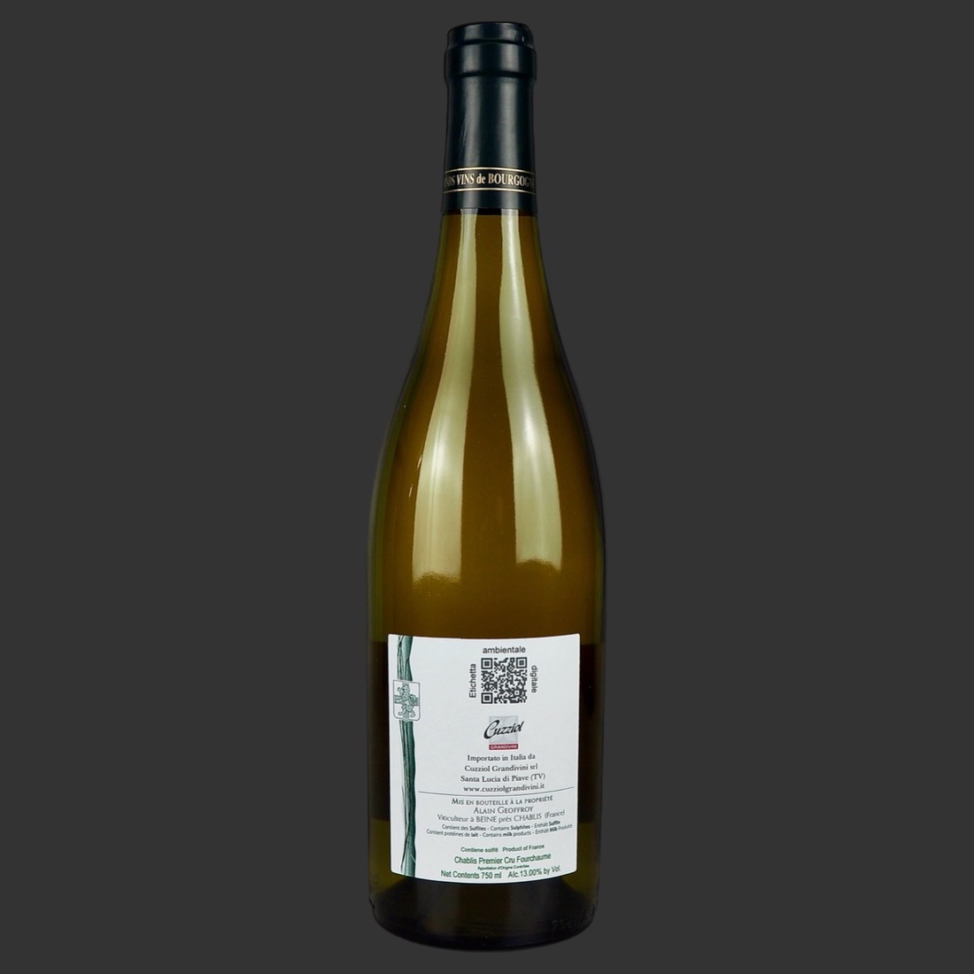 Alain Geoffroy - Premier Cru “Fourchaume” Chablis AOC 2023 ml. 750 Retro