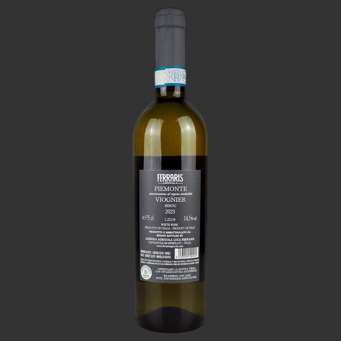 Ferraris Agricola - Piemonte Viognier “Bisou” DOC 2023 ml. 750 Retro Ferraris Agricola - Piemonte Viognier “Bisou” DOC 2023 ml. 750 Retro
