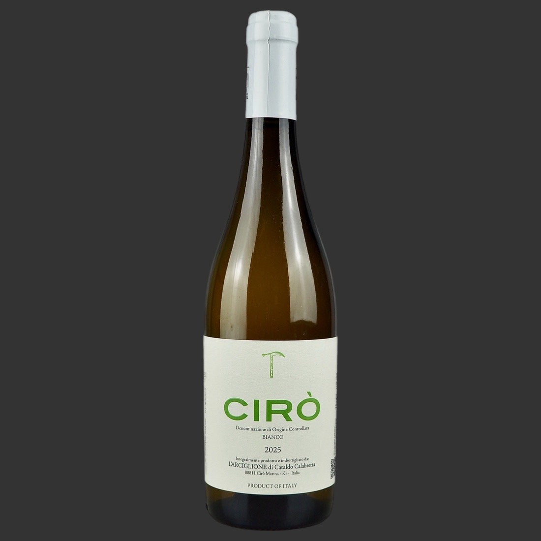 L’Arciglione - Cirò Bianco DOC 2025 ml. 750 Fronte L’Arciglione - Cirò Bianco DOC 2025 ml. 750 Fronte