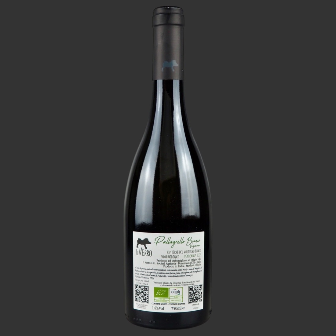 Il Verro - Pallagrello Bianco “Verginiano” Terre del Volturno IGT 2025 ml. 750 Retro