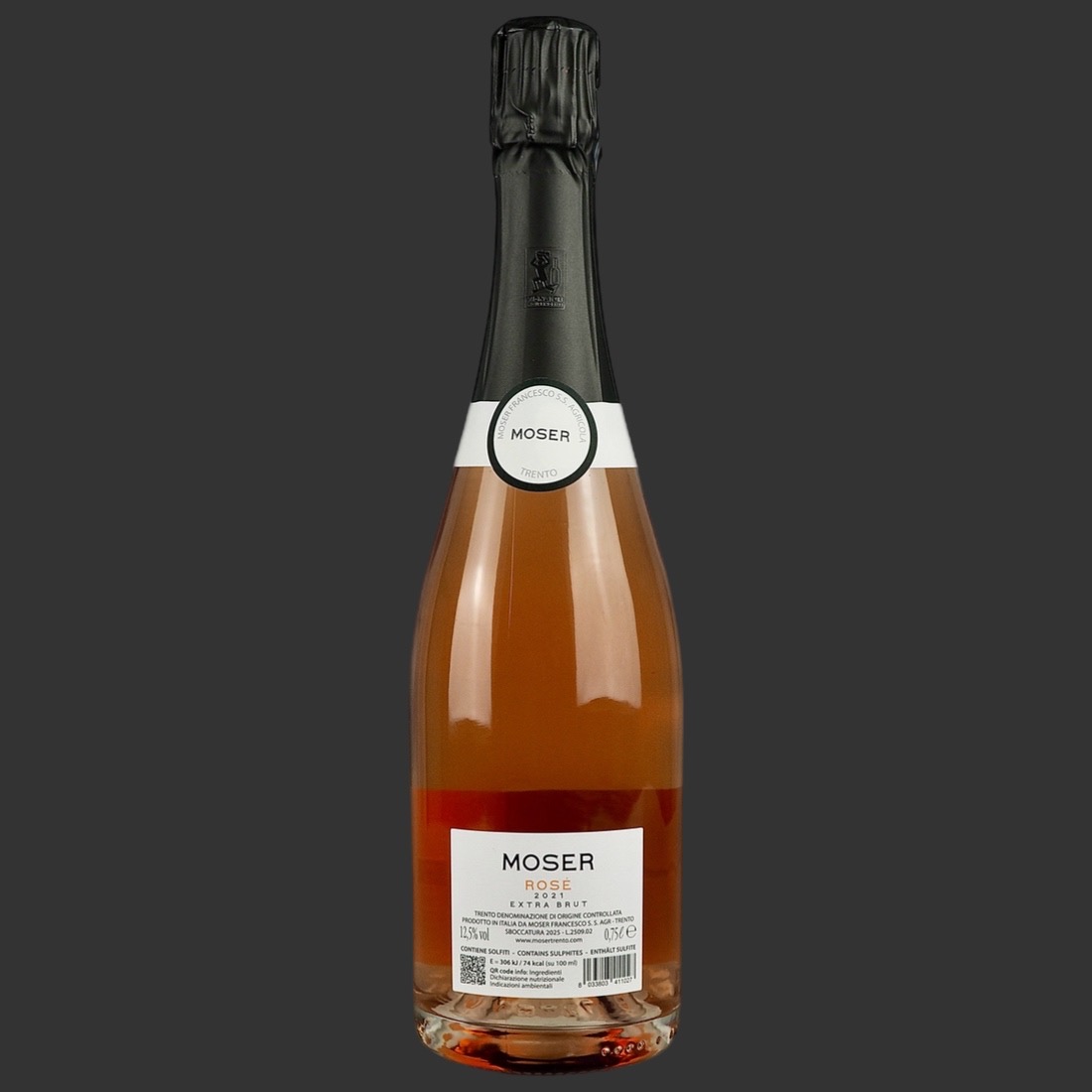 Moser - Trento Doc Extra Brut “Rosé” 2021 ml. 750 Retro