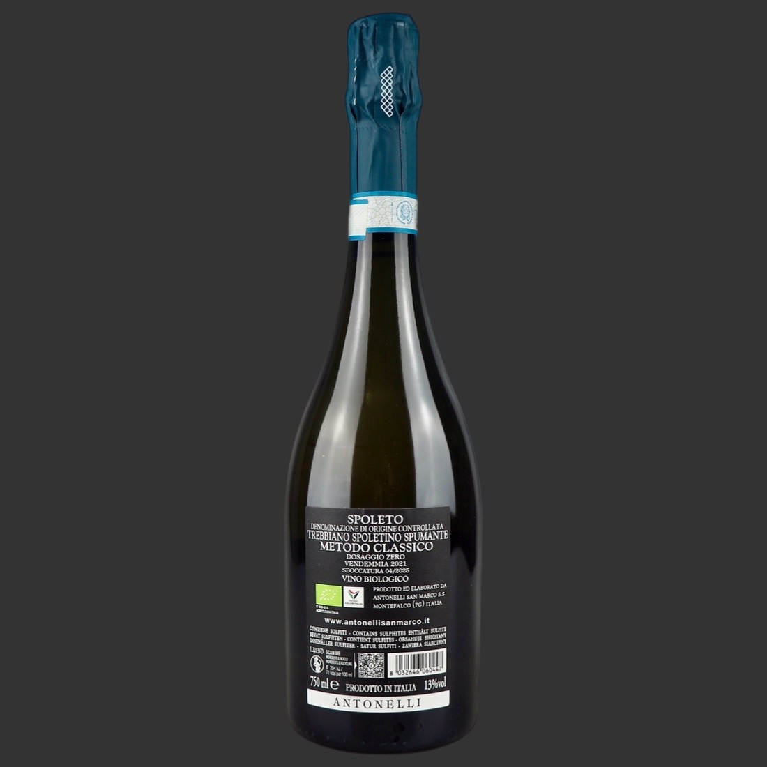 Antonelli San Marco - Trebbiano Spoletino Metodo Classico DOC 2021 BIO ml. 750 Retro