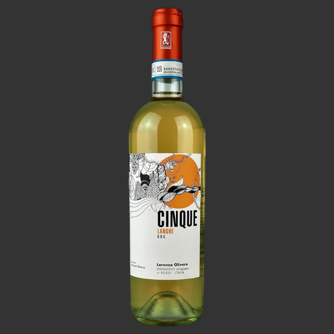 Olivero Mario - Langhe Bianco “Cinque” DOC ml. 750 Fronte