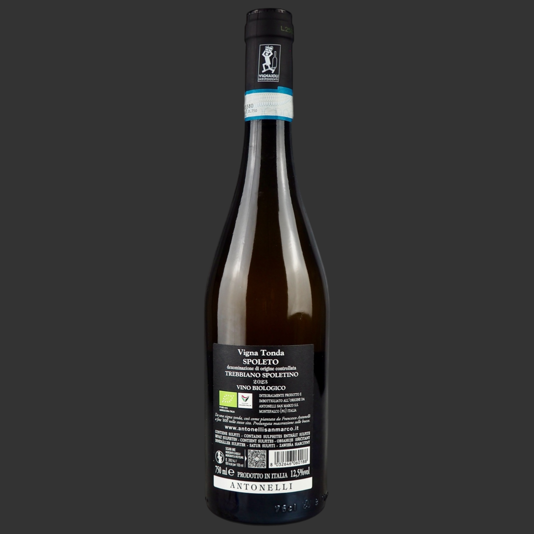 Antonelli San Marco - Trebbiano Spoletino "Vigna Tonda" DOC 2023 BIO ml. 750 Retro