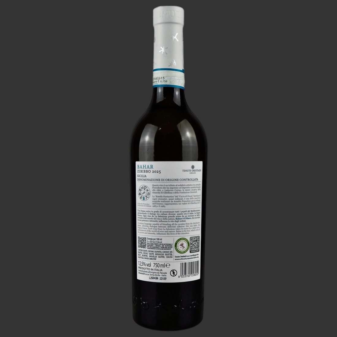 Tenute Orestiadi - Zibibbo “Bahar” DOC 2025 ml. 750 Retro