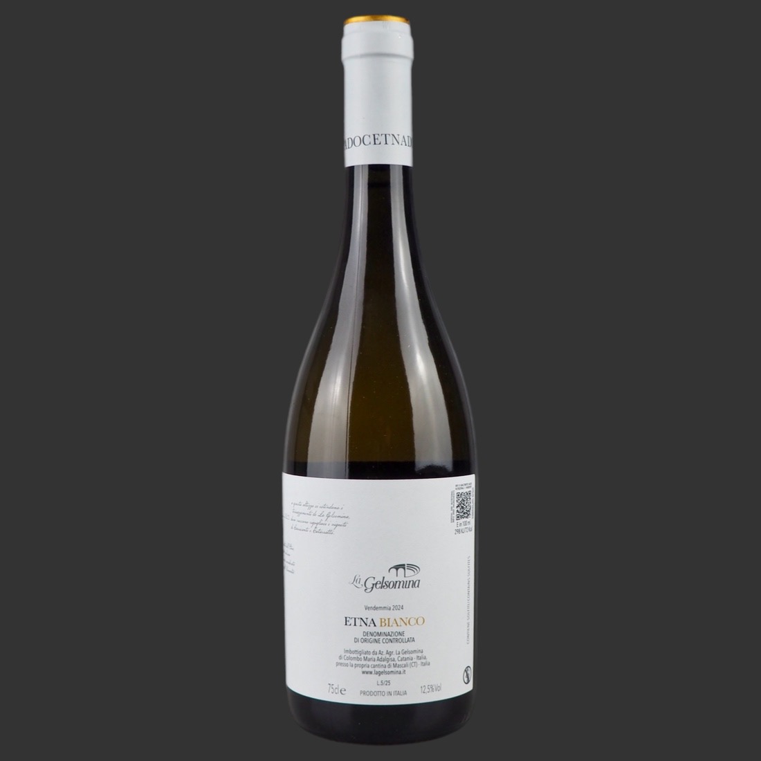La Gelsomina - Etna Bianco DOC 2024 ml. 750 Retro
