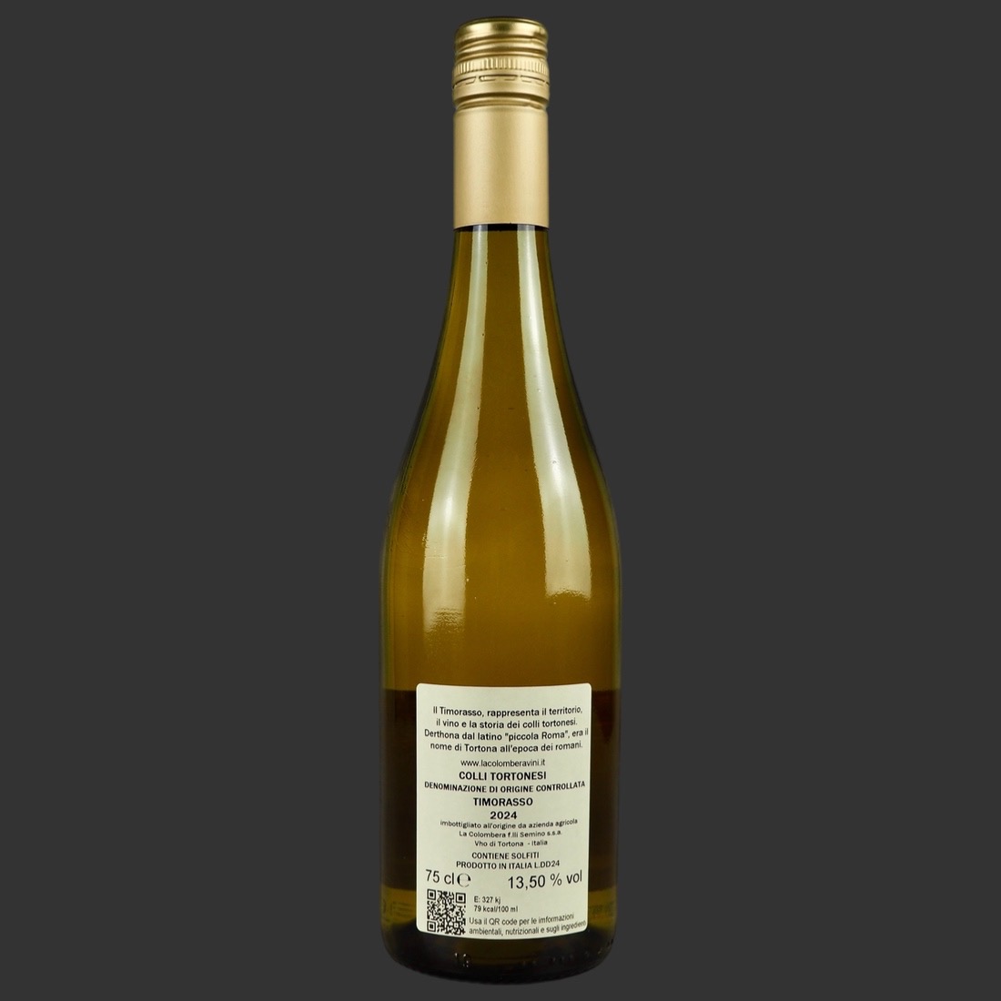 La Colombera - Timorasso “Derthona” Colli Tortonesi DOC 2024 ml. 750 Retro