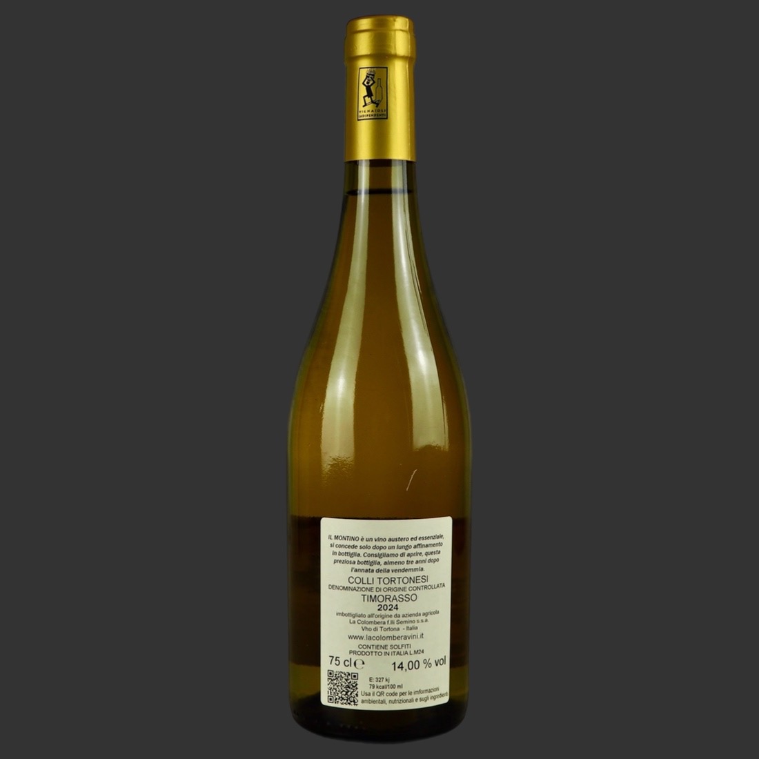 La Colombera - Timorasso “Il Montino” Colli Tortonesi DOC 2024 ml. 750 Retro