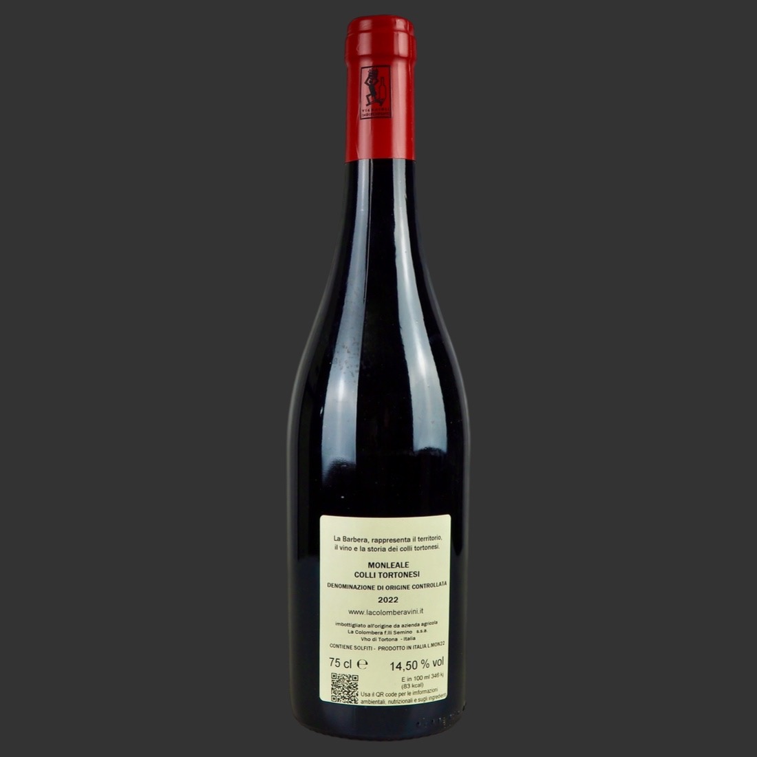 La Colombera - Monleale Colli Tortonesi DOC 2022 ml. 750 Retro