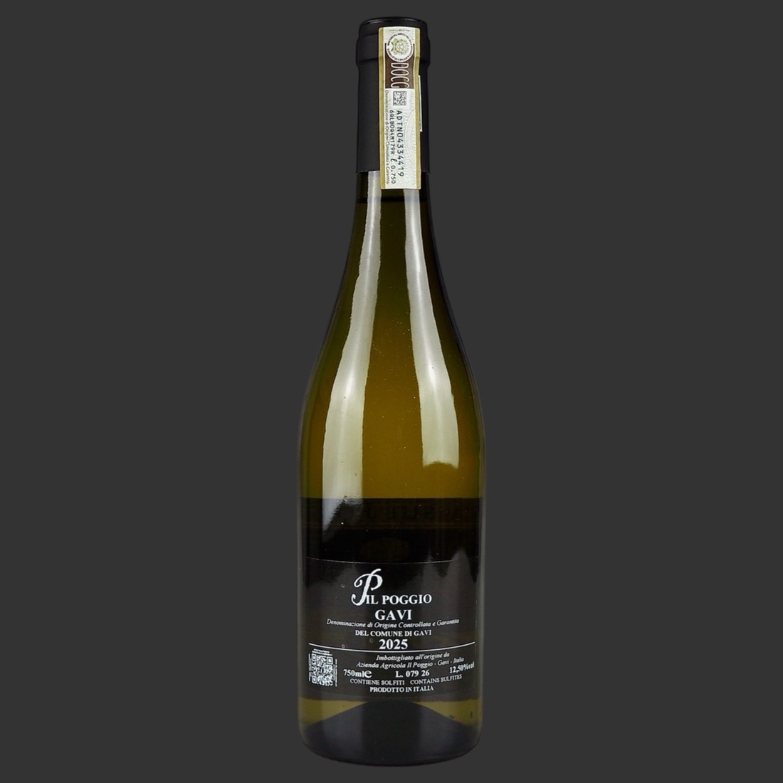 Il Poggio - Gavi “Luna sul Poggio” DOCG 2025 ml. 750 Retro